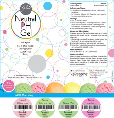 LB.Gelato Neutral PH Sodium Fluoride Gel
